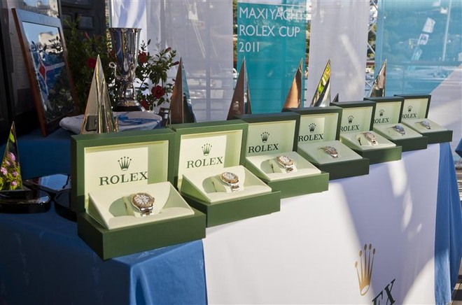 2011 Maxi Yacht Rolex Cup prizes - Maxi Yacht Rolex Cup 2012 &copy;  Rolex / Carlo Borlenghi http://www.carloborlenghi.net